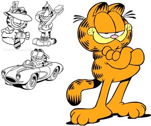 Coloriages garfield